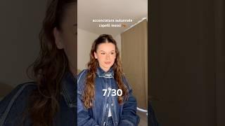 Acconciatura autunnale capelli mossi  7/30 #capellimossi #hairtutorial #hair
