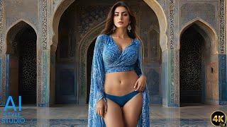 4K AI Art Lookbook Video of Persian AI Girl ｜ Embracing the Beauty of a Voluptuous Persian Lady