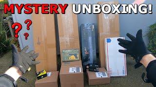 INSANE AIRSOFT UNBOXING! *5 MYSTERY BOXES* GRAND PRIZE WIN!