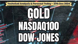 Gold XAUUSD Price Prediction & Analysis Today 27 Dec | Nasdaq100 & Dow Jones Forecast Today Friday