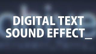 Digital Text Sound