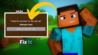 How To Fix Unknown Host In Minecraft 2024 ?