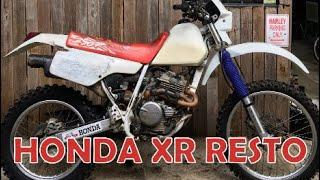 "PROJECT XR" 1993 Honda XR 250 Restoration AUSTRALIA