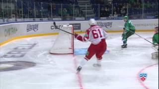 Афиногенов мажет с метра, Кайгородов точен /  Max Afinogenov missed the net weird