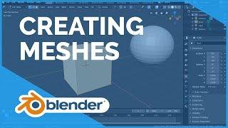 Creating Meshes - Blender 2.80 Fundamentals