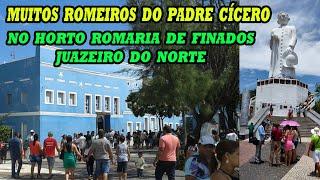 VEJA MUITOS ROMEIROS NA ROMARIA DE FINADOS NO HORTO DO PADRE CÍCERO JUAZEIRO DO NORTE MUITA ANIMAÇÃO