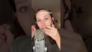 ASMR | Fast Spit Painting #asmr #tingles #asmrsounds #asmrtingles #mouthsounds #asmrtriggers