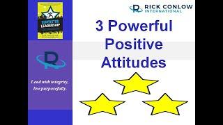 3 Powerful Positive Attitudes- Motivational Speech