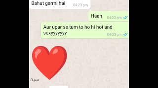 Romantic whatsapp chat between gf bf | romantic love story | true story