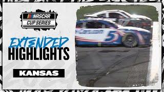 NASCAR Official Extended Highlights from Kansas: Action packed race produces photo finish