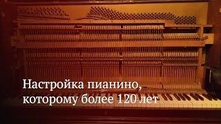 Правильная настройка пианино Emil Laemmerhirt • Инструменту около 120 лет • Киев