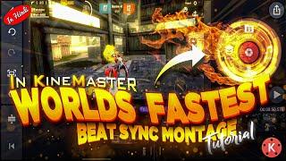 How to make World's Fastest Beat Sync montages in Kinemaster like @SiddhaGaming | Barood gaming