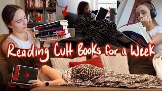 Reading Cult Books for a Week | Spoiler Free Reading Vlog