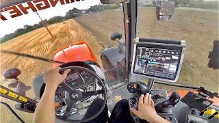 CAB VIEW | Kubota M7172 + aratro Nardi aratura 45cm fuori solco, pioggia