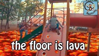 Манкиту играют в Пол Это Лава / floor is lava. МанкиБатл