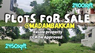 Plots for sale at madambakkam/ land sale Chennai/ Resale Property/Cmda Approved/#landsale  Chennai