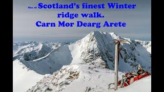 one of Scotland's finest Winter ridge walk. Carn Mor Dearg