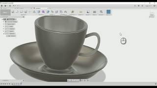 Fusion 360 - Revolve - Операция создания тела вращения