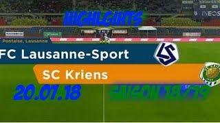 Highlights: Fc Lausanne - Sport vs SC Kriens ((21.08.18)