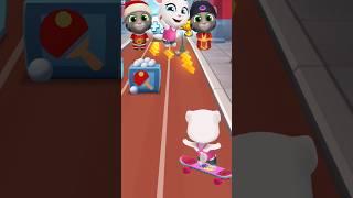 Santa Tom vs Talking Angela vs Fortune Tom | Talking Tom Gold Run Funny Fails#game