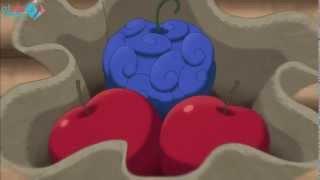 One Piece - apple turns into a devil fruit