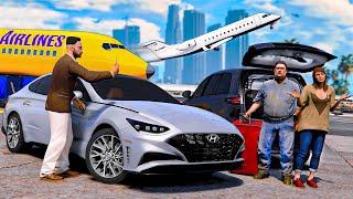 РЕАЛЬНАЯ ЖИЗНЬ В GTA 5 - РОДИТЕЛИ ПРИЛЕТЕЛИ В ГОСТИ! ПОДАРИЛ ОТЦУ HYUNDAI SONATA! ВОТЕР