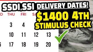  3rd December 4th Stimulus Check Update News$1400 Social Security, SSDI, SSI 2024 More Money News