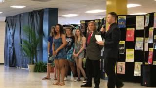 NMBHS Cabaret Gabe Singing Mercy & Improv