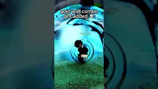 Gojo Wall Combo | The Strongest Battlegrounds