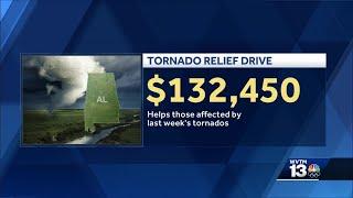 WVTM 13, American Red Cross raise over $132K for tornado recovery and relief in Alabama