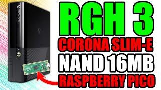 RGH 3, DESDE CEROS, CORONA 16MB, CON RASPBERRY PICO FLASHER prende en 4 segundos