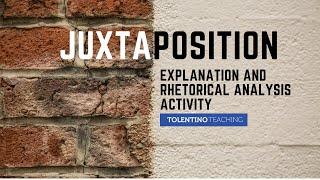 Juxtaposition: Explanation and Rhetorical Analysis Activity