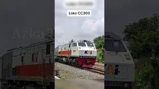 Ternyata klakson lokomotif tiap tipe beda beda suaranya #cc201 #cc203 #cc206 #keretaapi #lokomotif