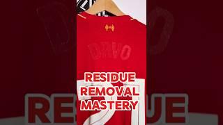 Quick Fix: Remove Vinyl Residue from Football Shirts! 