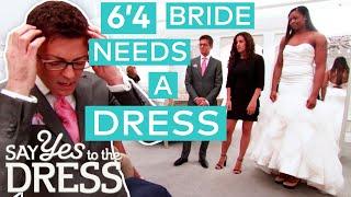 "She's 6 Feet 4?!" Randy STUNNED By Pro Basketball Player Bride! | Say Yes To The Dress: Unveiled