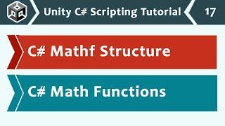 C# Mathf Structure | C# Math Functions | Math Functions in C# - Unity C# Scripting 17