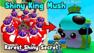 First Person To Make Shiny King Mush Secret Pet! OP Stats - Bubble Gum Simulator