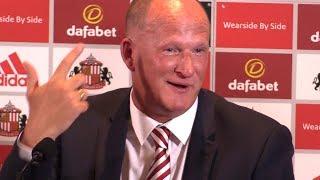 Simon Grayson Holds First Press Conference As Sunderland Manager