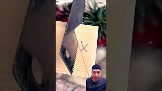 Smart Cut for Perfect Wood Fit #shorts