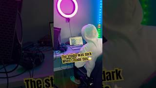 The studio was dark when I made this #music #love #rap #hiphop #lofi