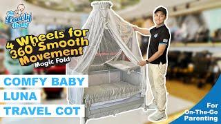 【REVIEW | New Launching】Comfy Baby Luna Travel Cot | My Lovely Baby