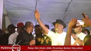 Kenneth Okonkwo, Where are you? UNN Students chant as Peter Obi Shutdown the University of Nigeria.