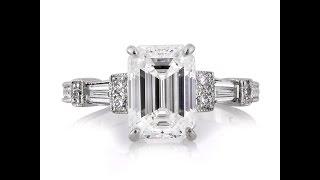 Mark Broumand - 2.61ct Emerald Cut Diamond Engagement Ring