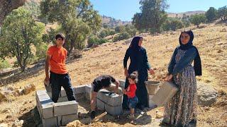 Sharing happiness by Ghadir from Daral canal among the nomadic family