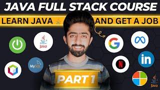 Java Full Stack Developer Course with Placement | Complete Roadmap & Tutorial |