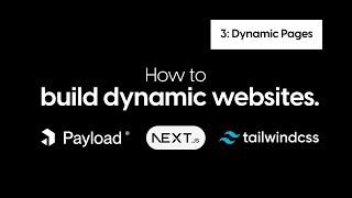 Building dynamic websites with Payload, App Router, Typescript | Dynamic Pages & TailwindCSS