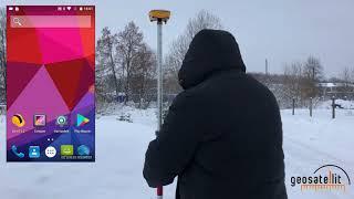 GNSS  приемник South S680 + ПО SurvX3 обзорный ролик