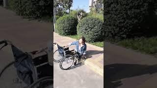 Get on wheelchair