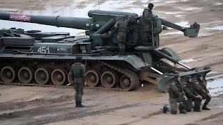 Russian Artillery Systems In Action