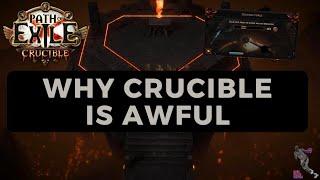 [PoE 3.21] Crucible League is a FIXABLE DISASTER... Unrewarding, Badly Balanced, and Horrific UI